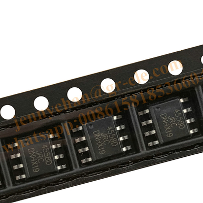 New original JRC4558D SOP-8 Silkscreen 4558D operational amplifier chip patch