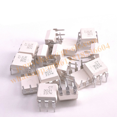 The new original CT3021 DIP-6 random phase photocoupler chip is compatible with MOC3021