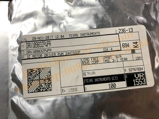 DRV10983ZPWPR package HTSSOP24 three-phase motor driver