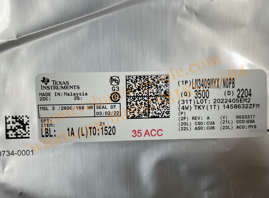New LM3409MYX/NOPB silkscreen SXFB MSOP-10 step-down controller