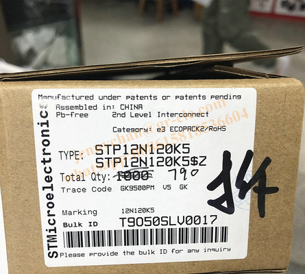 STP12N120K5 P12N120K5 12A 1200V TO220 MOS FET