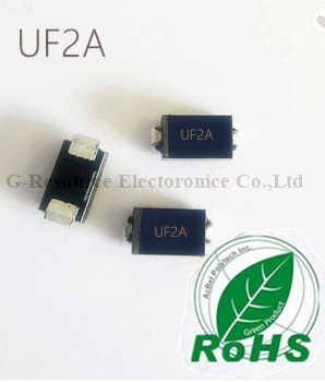 High Voltage Fast Recovery Diode UF2A UF2B UF2D UF2G UF2J UF2K UF2M Smb 50A 50V