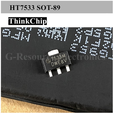 HT7533-1 S0T-89 7550 SMD Fixed 3.3 V Ldo Voltage Regulator 4V To 24V In 100mV Dropout