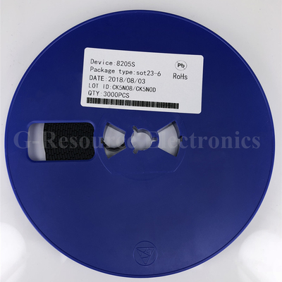 8205A 8205S 8205 MOSFET Power Transistor Lithium Battery Protection Chip SOT23-6