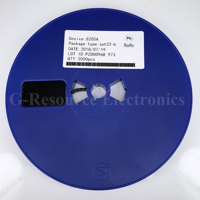 8205A 8205S 8205 MOSFET Power Transistor Lithium Battery Protection Chip SOT23-6