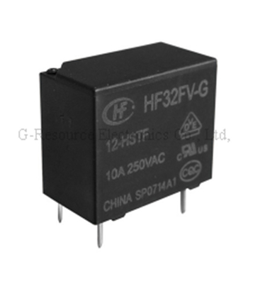 10A 250VAC General Purpose Relay HF32FV-G High Dielectric Strength