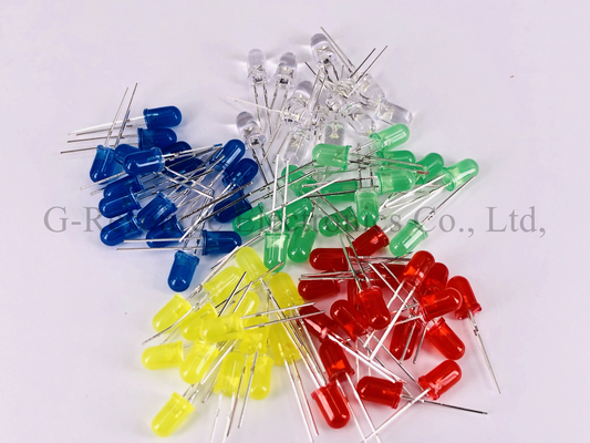 3mm DIP LED Light Emitting Diode , Multicolor Light Emitting Diode