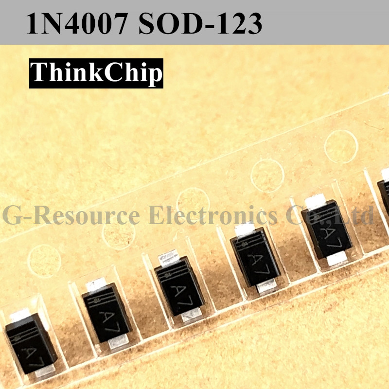 thumbnail image 2 of Diode, 100Pcs 1N4007, High Voltage Rectifier Diode, Rectifying Diode, Electronic Diodes, 1000V 2 of 9